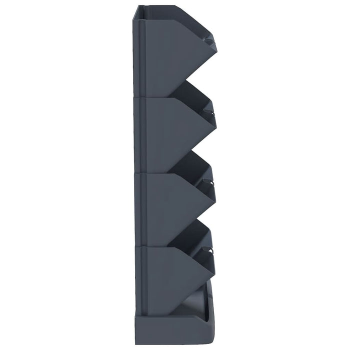 Set plante de grădină vertical, 4 buc., antracit, polipropilenă - WALTI WALTI