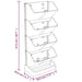 Set plante de grădină vertical, 4 buc., antracit, polipropilenă - WALTI WALTI