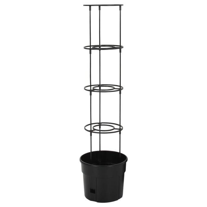 Ghiveci cultivare roșii, antracit, Ø 29,5x115 cm, polipropilenă - WALTI WALTI