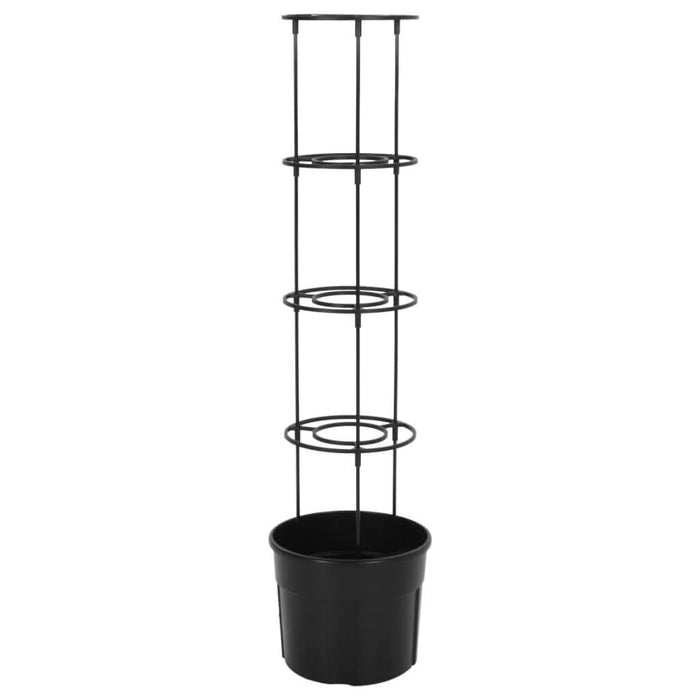 Ghiveci cultivare roșii, antracit, Ø 29,5x115 cm, polipropilenă - WALTI WALTI