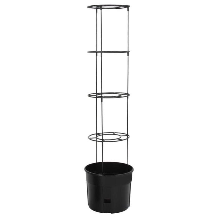 Ghiveci cultivare roșii, antracit, Ø 39x150 cm, polipropilenă - WALTI WALTI