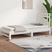 Pat de zi extensibil, alb, 2x(90x190) cm, lemn masiv de pin - WALTI WALTI