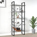 Bibliotecă 5 niveluri gri sonoma, 80x30x175 cm lemn prelucrat - WALTI WALTI