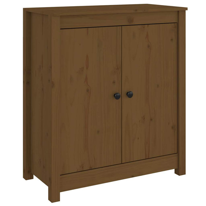 Servante, 2 buc., maro miere, 70x35x80 cm, lemn masiv de pin WALTI