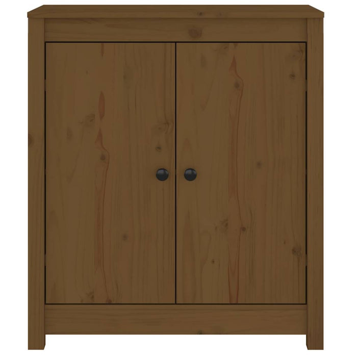 Servante, 2 buc., maro miere, 70x35x80 cm, lemn masiv de pin WALTI