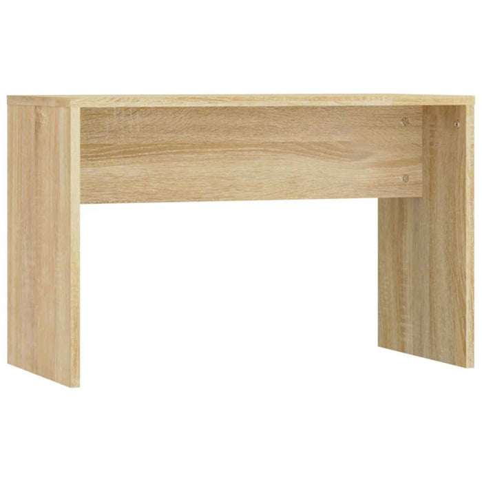 Set de măsuță de toaletă cu LED, stejar sonoma, lemn prelucrat WALTI