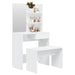Set măsuță de toaletă, alb, 74,5x40x141 cm - WALTI WALTI