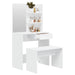 Set măsuță de toaletă, alb, 74,5x40x141 cm - WALTI WALTI