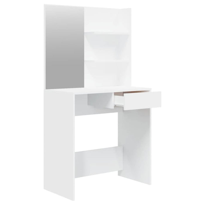 Set măsuță de toaletă, alb, 74,5x40x141 cm - WALTI WALTI