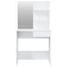 Set măsuță de toaletă, alb extralucios, 74,5x40x141 cm - WALTI WALTI