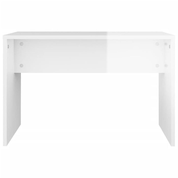 Set măsuță de toaletă, alb extralucios, 74,5x40x141 cm - WALTI WALTI