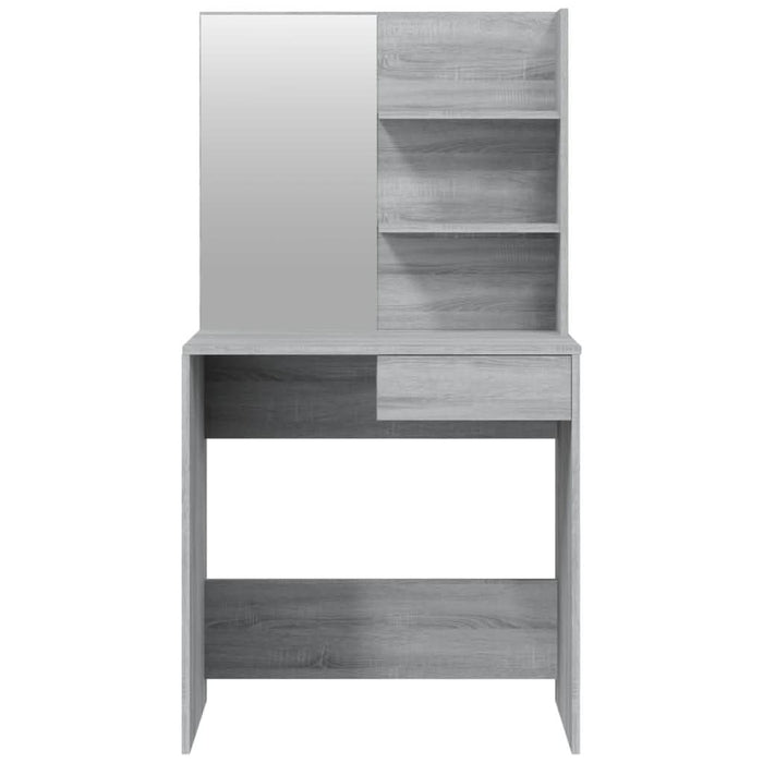 Set măsuță de toaletă, gri sonoma, 74,5x40x141 cm - WALTI WALTI