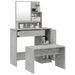 Set măsuță de toaletă, gri beton, 86,5x35x136 cm - WALTI WALTI