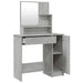 Set măsuță de toaletă, gri beton, 86,5x35x136 cm - WALTI WALTI