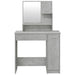 Set măsuță de toaletă, gri beton, 86,5x35x136 cm - WALTI WALTI