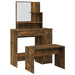 Set măsuță de toaletă, stejar afumat, 86,5x35x136 cm - WALTI WALTI