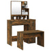 Set măsuță de toaletă, stejar afumat, 86,5x35x136 cm - WALTI WALTI
