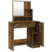 Set măsuță de toaletă, stejar afumat, 86,5x35x136 cm - WALTI WALTI