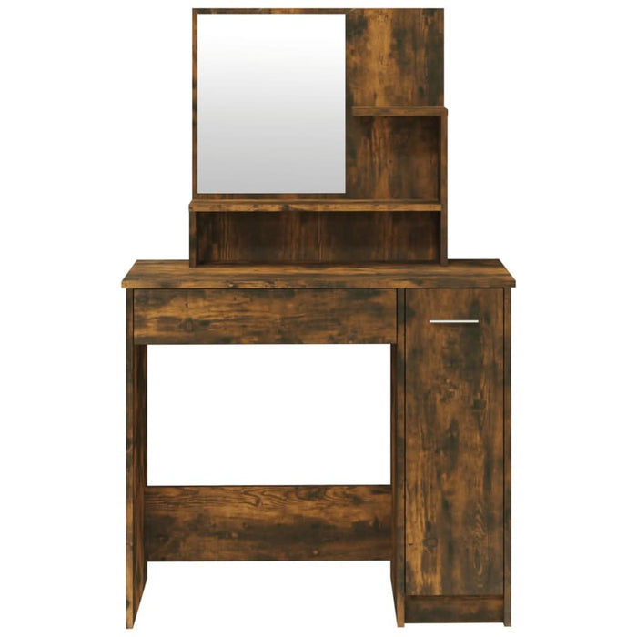 Set măsuță de toaletă, stejar afumat, 86,5x35x136 cm - WALTI WALTI