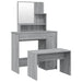 Set măsuță de toaletă, gri sonoma, 86,5x35x136 cm - WALTI WALTI