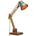 Lampă de birou industrială multicolor 23x18x95 cm E27 rotund - WALTI WALTI