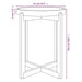 Măsuță de cafea gri 41x41x48,5 cm lemn prelucrat&lemn masiv pin - WALTI WALTI