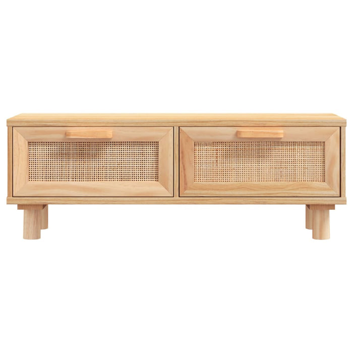 Măsuță de cafea maro 80x40x30cm lemn prelucrat&lemn masiv pin WALTI