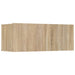 Comode TV, 4 buc., stejar sonoma, 80x30x30 cm, lemn prelucrat - WALTI WALTI