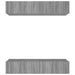Comode TV, 4 buc., gri sonoma, 80x30x30 cm, lemn prelucrat - WALTI WALTI