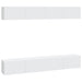 Dulapuri TV de perete, 4 buc, alb, 100x30x30 cm - WALTI WALTI