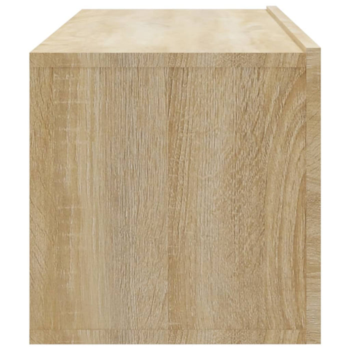 Dulapuri TV de perete, 4 buc, stejar sonoma, 100x30x30 cm - WALTI WALTI