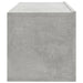 Dulapuri TV de perete, 4 buc, gri beton, 100x30x30 cm - WALTI WALTI