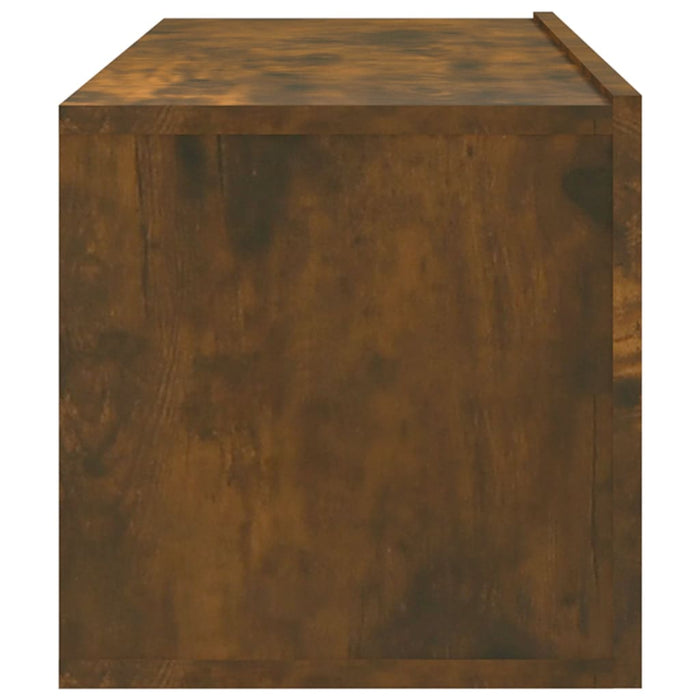 Dulapuri TV de perete, 4 buc, stejar afumat, 100x30x30 cm - WALTI WALTI