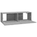 Dulapuri TV de perete, 4 buc, gri sonoma, 100x30x30 cm - WALTI WALTI