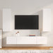 Set dulap TV, 4 piese, alb, lemn prelucrat - WALTI WALTI
