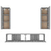 Set dulapuri TV, 4 piese, gri sonoma, lemn prelucrat - WALTI WALTI