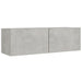 Set dulap TV, 8 piese, gri beton, lemn prelucrat - WALTI WALTI