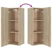Set dulap TV, 8 piese, stejar sonoma, lemn prelucrat - WALTI WALTI