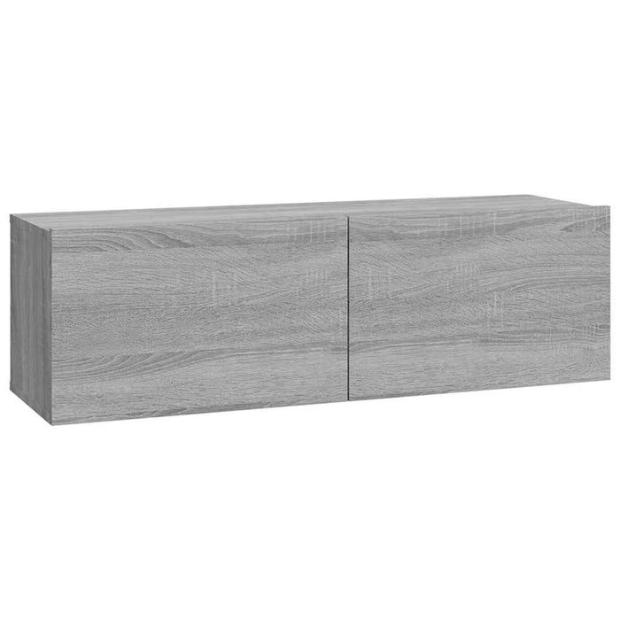 Set dulapuri TV, 6 piese, gri sonoma, lemn prelucrat WALTI