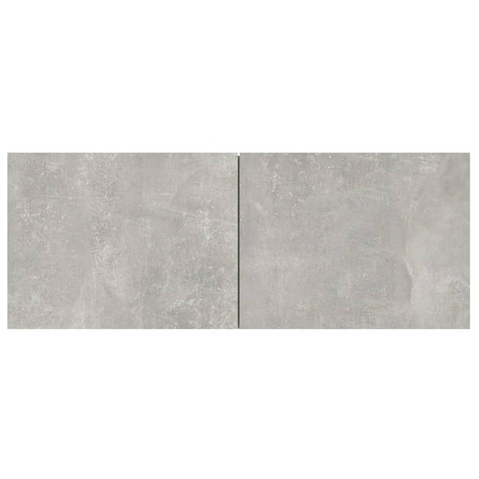 Set dulap TV, 6 piese, gri beton, lemn prelucrat WALTI