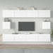 Set dulap TV, 6 piese, alb, lemn prelucrat - WALTI WALTI