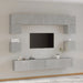 Set dulap TV, 8 piese, gri beton, lemn prelucrat - WALTI WALTI