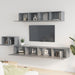 Set dulapuri TV, 5 piese, gri sonoma, lemn prelucrat - WALTI WALTI