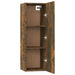 Set dulapuri TV, 5 piese, stejar fumuriu, lemn prelucrat - WALTI WALTI