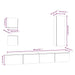 Set dulap TV, 5 piese, stejar sonoma, lemn prelucrat - WALTI WALTI