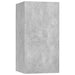 Set dulap TV, 6 piese, gri beton, lemn prelucrat - WALTI WALTI