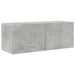 Set dulapuri TV, 7 piese, gri beton, lemn prelucrat - WALTI WALTI