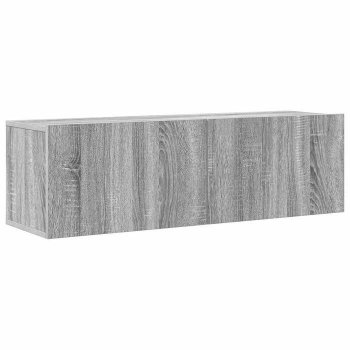 Set comode TV, 7 piese, gri sonoma, lemn compozit WALTI