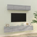 Set dulapuri TV, 4 piese, gri sonoma, lemn prelucrat - WALTI WALTI