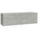 Set dulapuri TV, 7 piese, gri beton, lemn prelucrat - WALTI WALTI